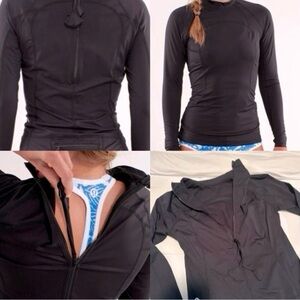 Black Women's Long Sleeve rashguard top